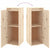 Wall Cabinets 2 pcs 30x30x80 cm Solid Wood Pine