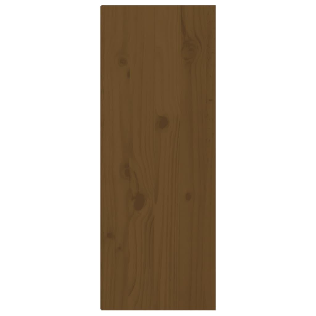 Wall Cabinets 2 pcs Honey Brown 30x30x80 cm Solid Wood Pine