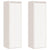 Wall Cabinets 2 pcs White 30x30x100 cm Solid Wood Pine
