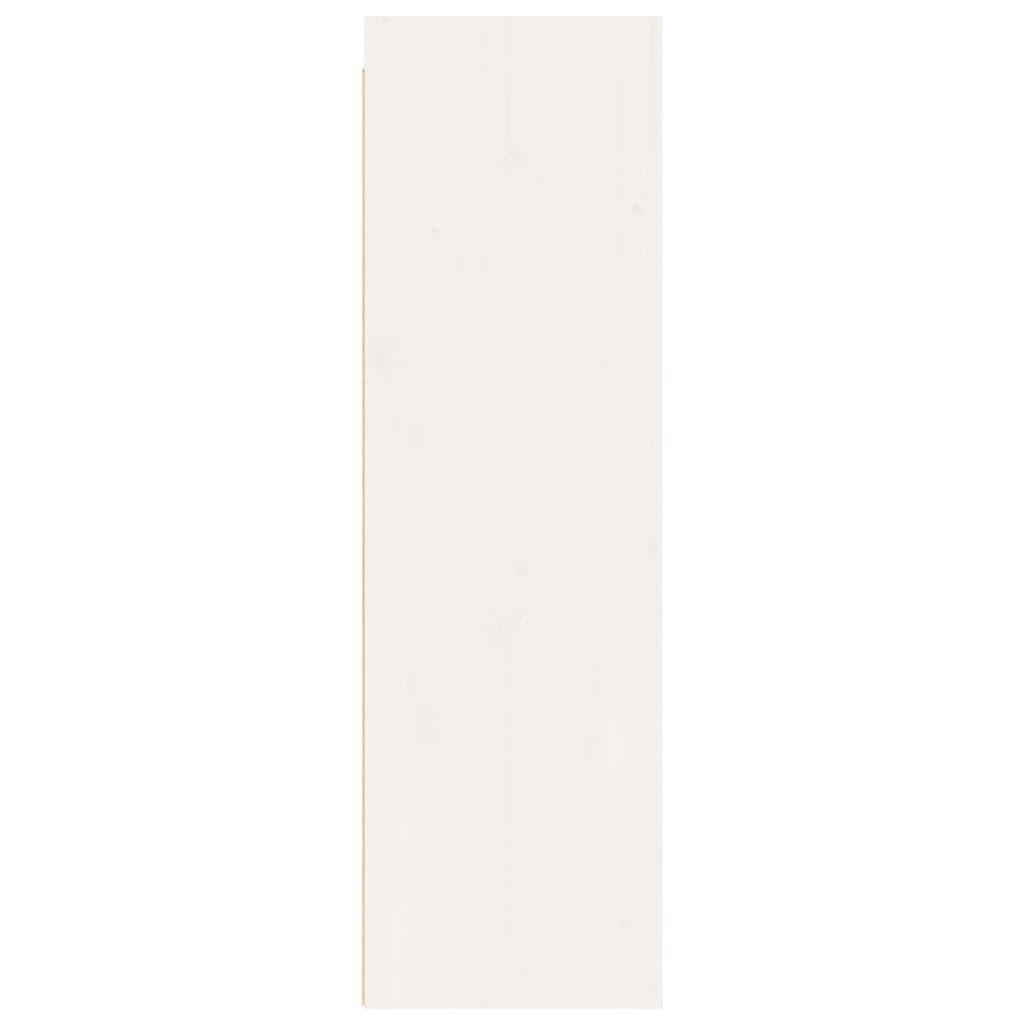 Wall Cabinets 2 pcs White 30x30x100 cm Solid Wood Pine