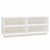 Shoe Cabinet White 110x34x45 cm Solid Wood Pine