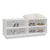 Shoe Cabinet White 110x34x45 cm Solid Wood Pine