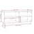 Shoe Cabinet White 110x34x45 cm Solid Wood Pine