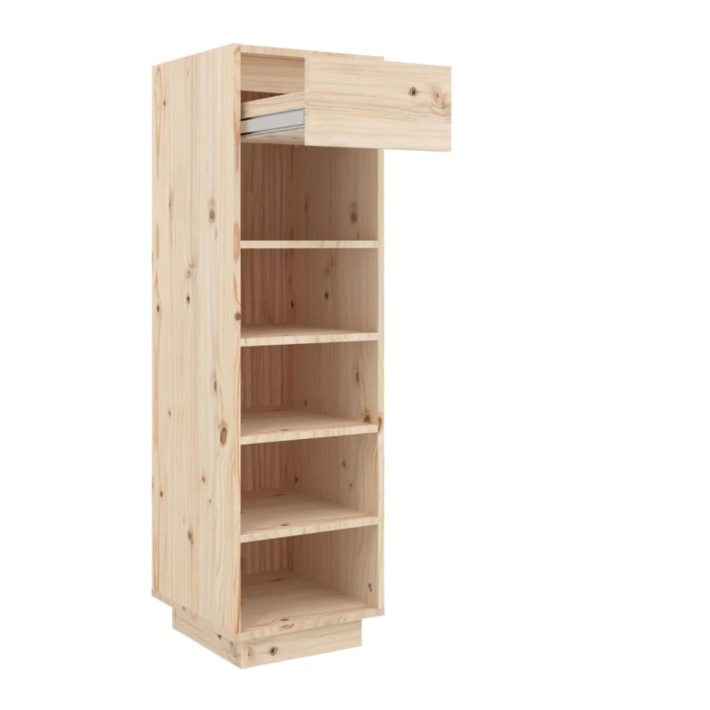 Shoe Cabinet 34x30x105 cm Solid Wood Pine
