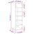 Shoe Cabinet 34x30x105 cm Solid Wood Pine