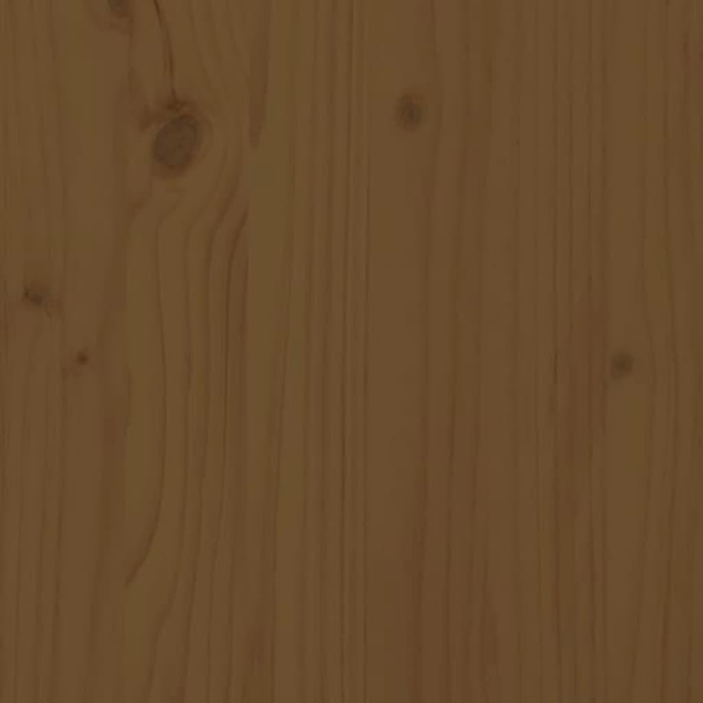 Bedside Cabinet Honey Brown 40x34x40 cm Solid Wood Pine