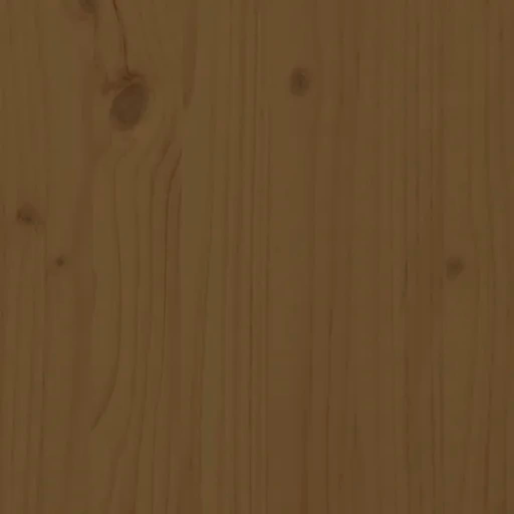 Bedside Cabinet Honey Brown 40x30x40 cm Solid Wood Pine