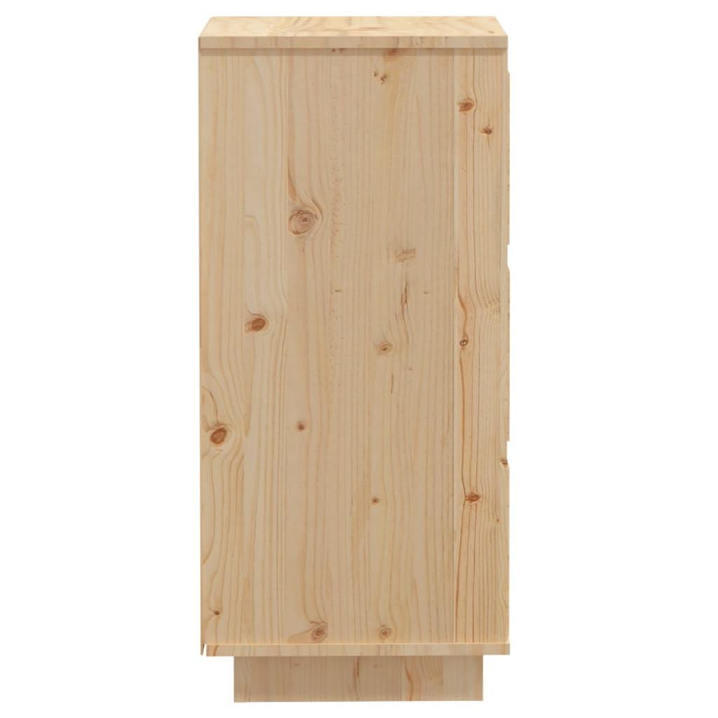 Sideboards 2 pcs 32x34x75 cm Solid Wood Pine