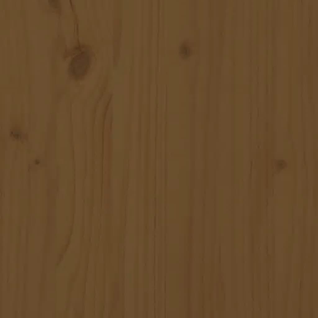 Sideboards 2 pcs Honey Brown 32x34x75 cm Solid Wood Pine