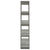 Book Cabinet/Room Divider Concrete Grey 100x30x160 cm