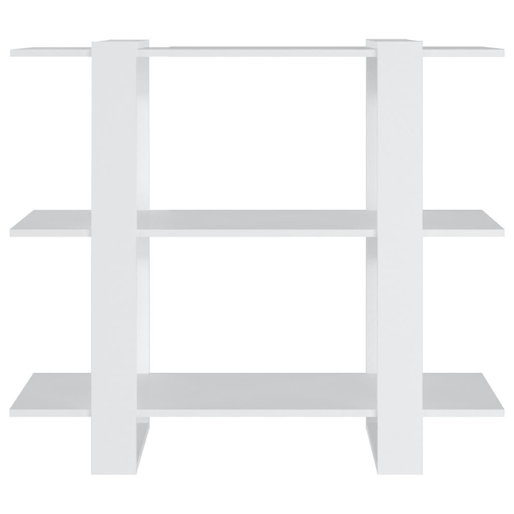 Book Cabinet/Room Divider White 100x30x87 cm