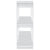 Book Cabinet/Room Divider White 100x30x87 cm