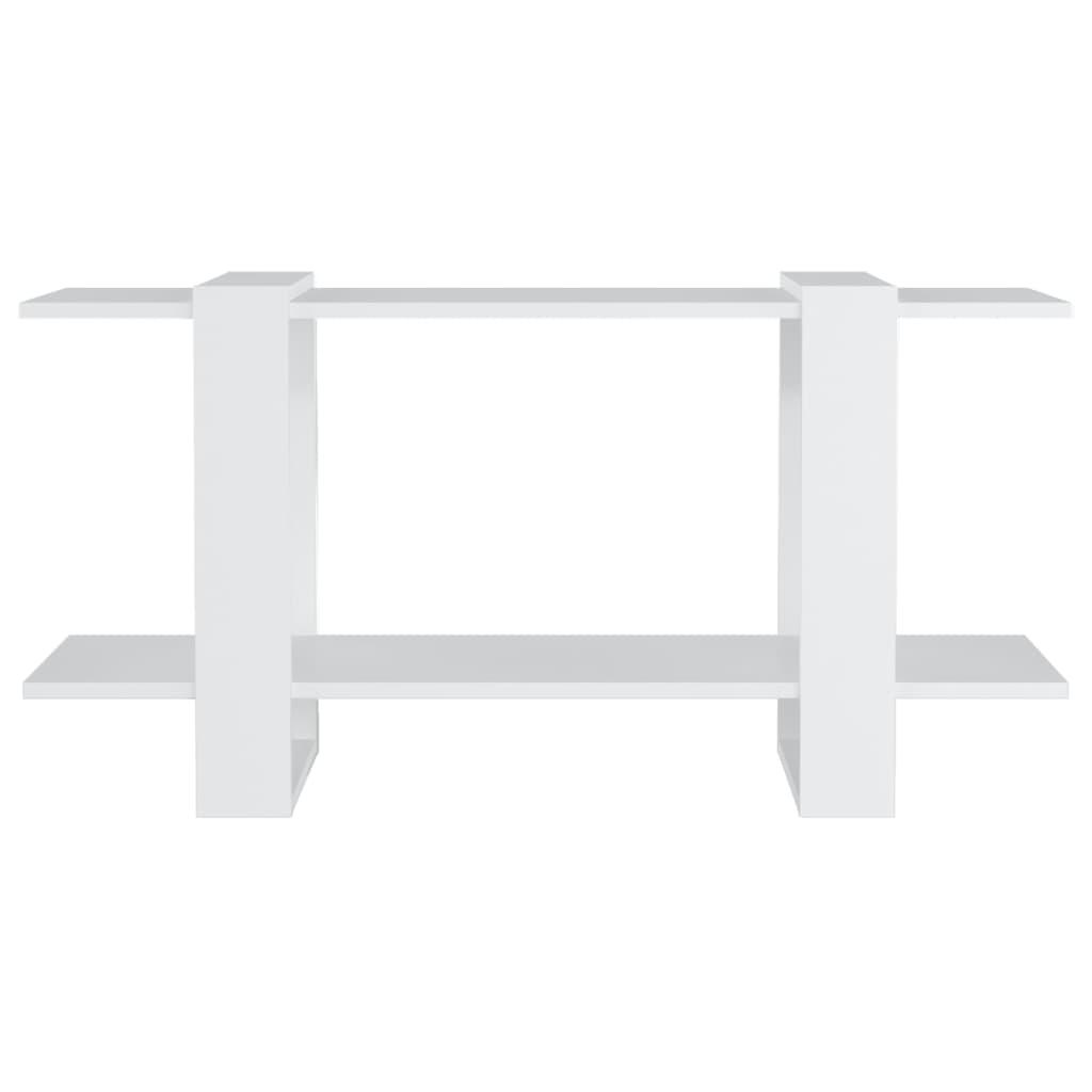 Book Cabinet White 100x30x51 cm Engineered Wood