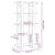 Book Cabinet/Room Divider Black 80x30x160 cm Engineered Wood