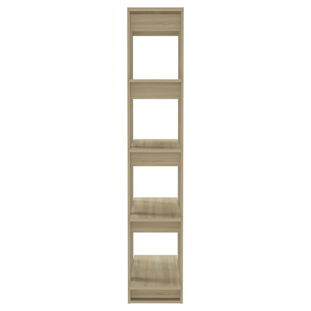Book Cabinet/Room Divider Sonoma Oak 80x30x160 cm Engineered Wood