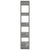 Book Cabinet/Room Divider Concrete Grey 80x30x160 cm Engineered Wood