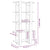 Book Cabinet/Room Divider Concrete Grey 80x30x160 cm Engineered Wood