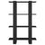 Book Cabinet/Room Divider Black 80x30x123.5 cm