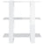 Book Cabinet/Room Divider High Gloss White 80x30x87 cm