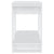 Book Cabinet/Room Divider High Gloss White 80x30x51 cm