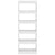 Book Cabinet/Room Divider White 60x30x166 cm Engineered Wood