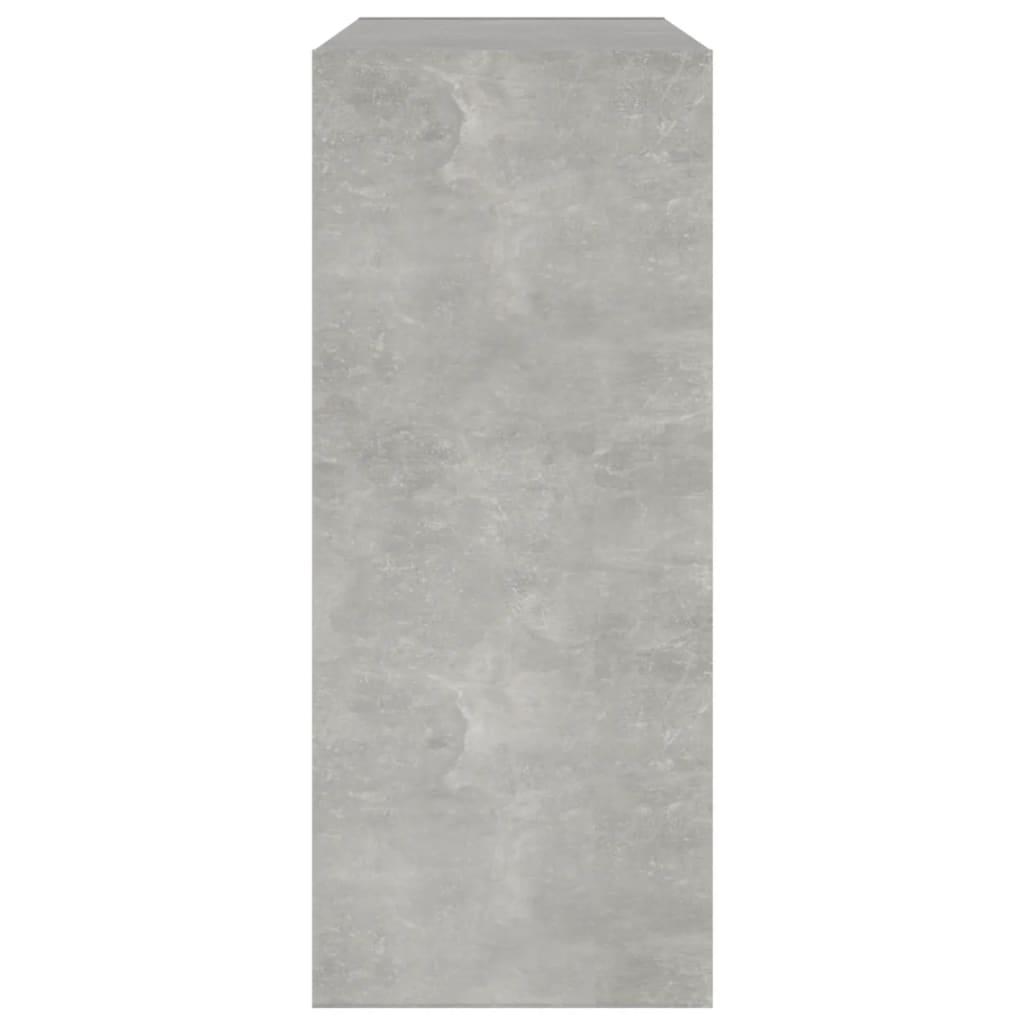 Book Cabinet/Room Divider Concrete Grey 80x30x72 cm