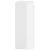 Book Cabinet/Room Divider High Gloss White 80x30x72 cm