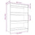 Book Cabinet/Room Divider Black 80x30x103 cm Engineered wood