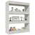 Book Cabinet/Room Divider Concrete Grey 80x30x103 cm Engineered wood