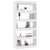 Book Cabinet/Room Divider White 80x30x166 cm Engineered Wood
