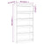 Book Cabinet/Room Divider White 80x30x166 cm Engineered Wood