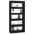 Book Cabinet/Room Divider Black 80x30x166 cm Engineered Wood