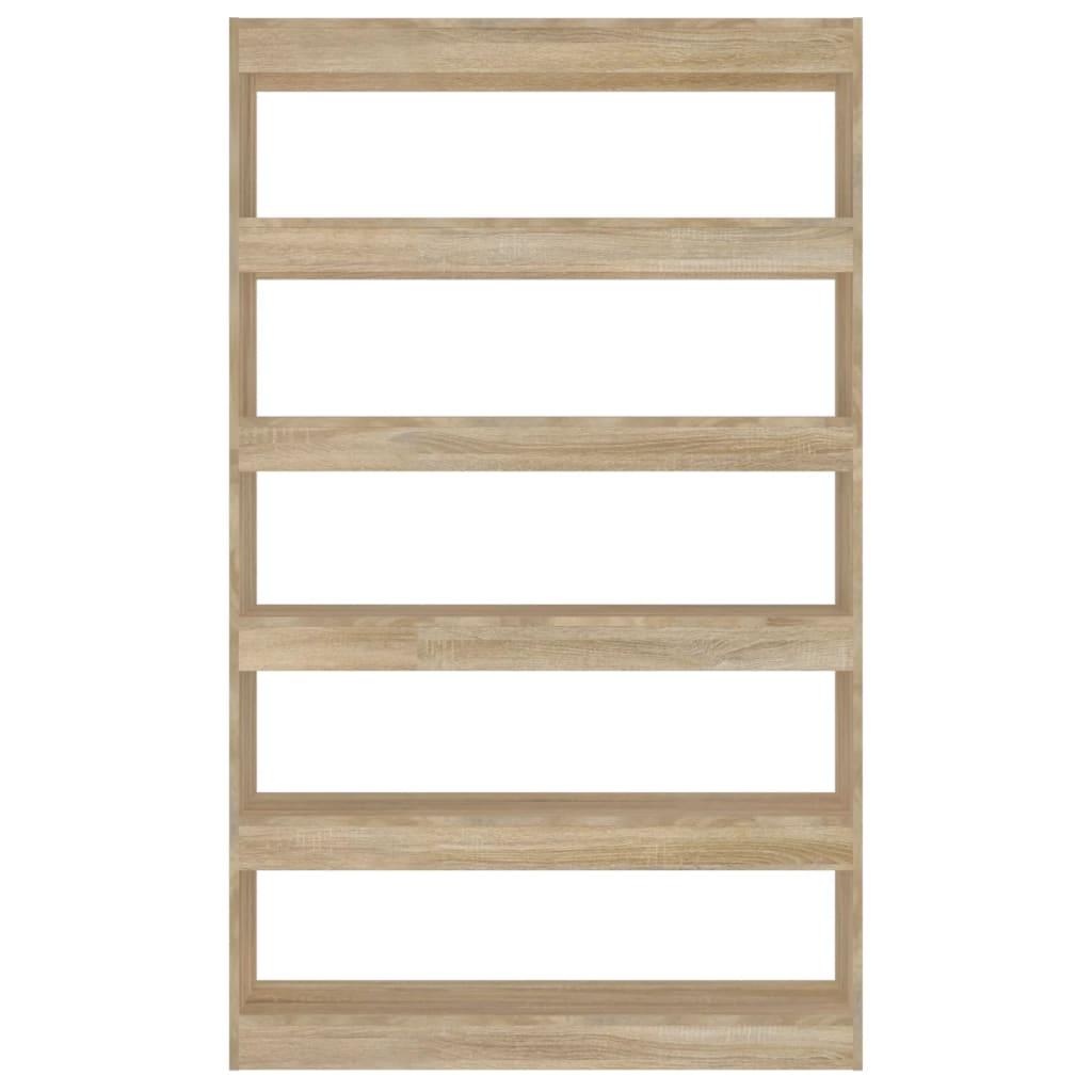 Book Cabinet/Room Divider Sonoma Oak 100x30x166 cm