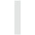 Book Cabinet/Room Divider High Gloss White 100x30x166 cm
