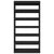 Book Cabinet/Room Divider Black 100x30x198 cm Engineered wood