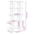 Book Cabinet/Room Divider Smoked Oak 80x30x160 cm Engineered Wood