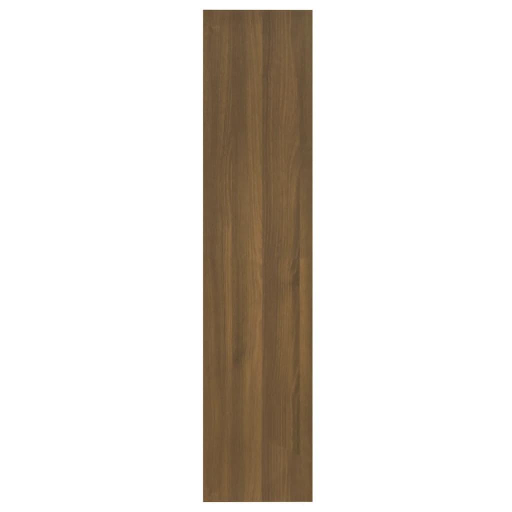 Book Cabinet/Room Divider Brown Oak 60x30x135 cm Engineered Wood
