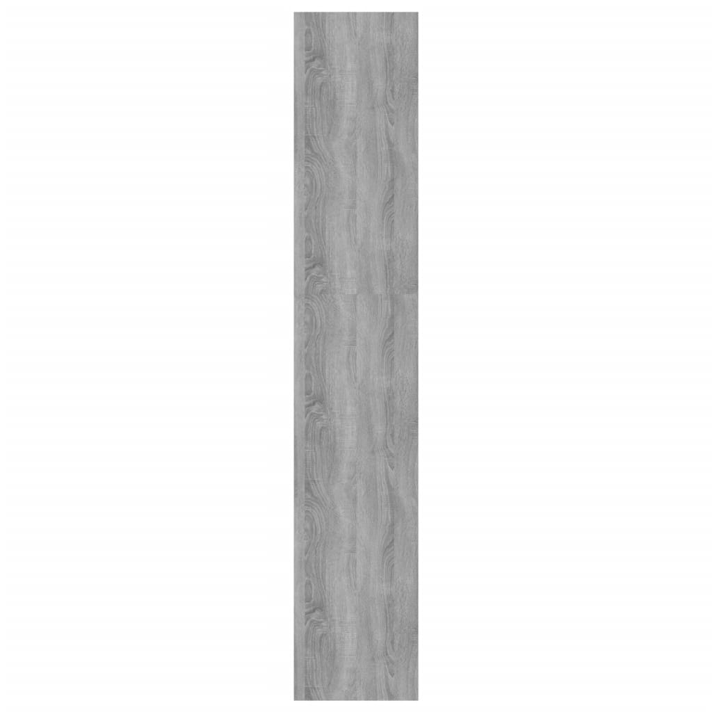 Book Cabinet/Room Divider Grey Sonoma 60x30x166 cm Engineered Wood