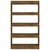 Book Cabinet/Room Divider Smoked Oak 80x30x135 cm Engineered Wood