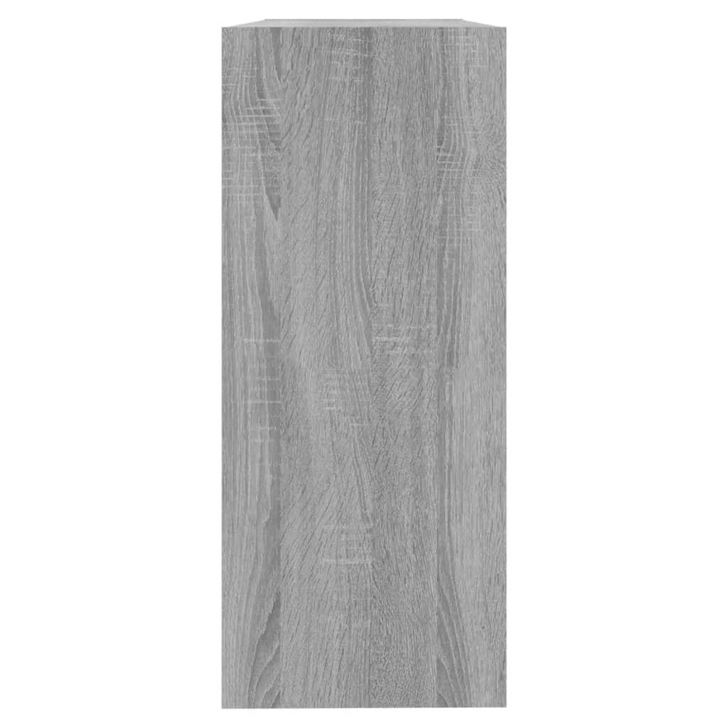Book Cabinet/Room Divider Grey Sonoma 100x30x72 cm