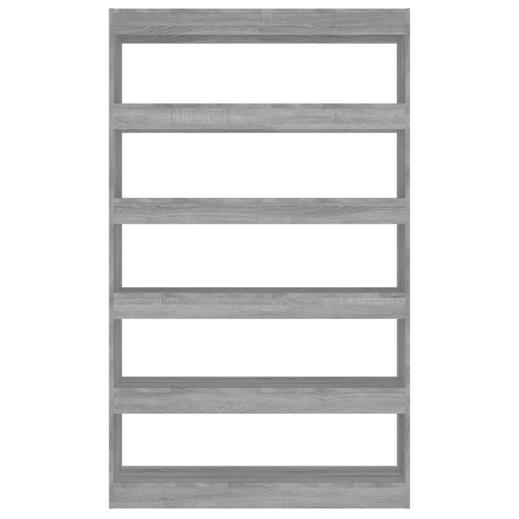 Book Cabinet/Room Divider Grey Sonoma 100x30x166 cm