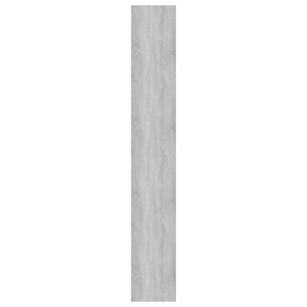 Book Cabinet/Room Divider Grey Sonoma 100x30x198 cm Engineered wood