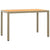 5 Piece Garden Dining Set with Cushions Poly Rattan Beige