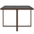 5 Piece Garden Dining Set with Cushions Poly Rattan Brown