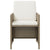 9 Piece Garden Dining Set with Cushions Poly Rattan Beige