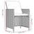 9 Piece Garden Dining Set with Cushions Poly Rattan Beige
