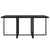 7 Piece Garden Dining Set with Cushions Poly Rattan Black