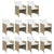 11 Piece Garden Dining Set with Cushions Poly Rattan Beige