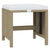11 Piece Garden Dining Set with Cushions Poly Rattan Beige
