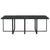 9 Piece Garden Dining Set with Cushions Poly Rattan Black